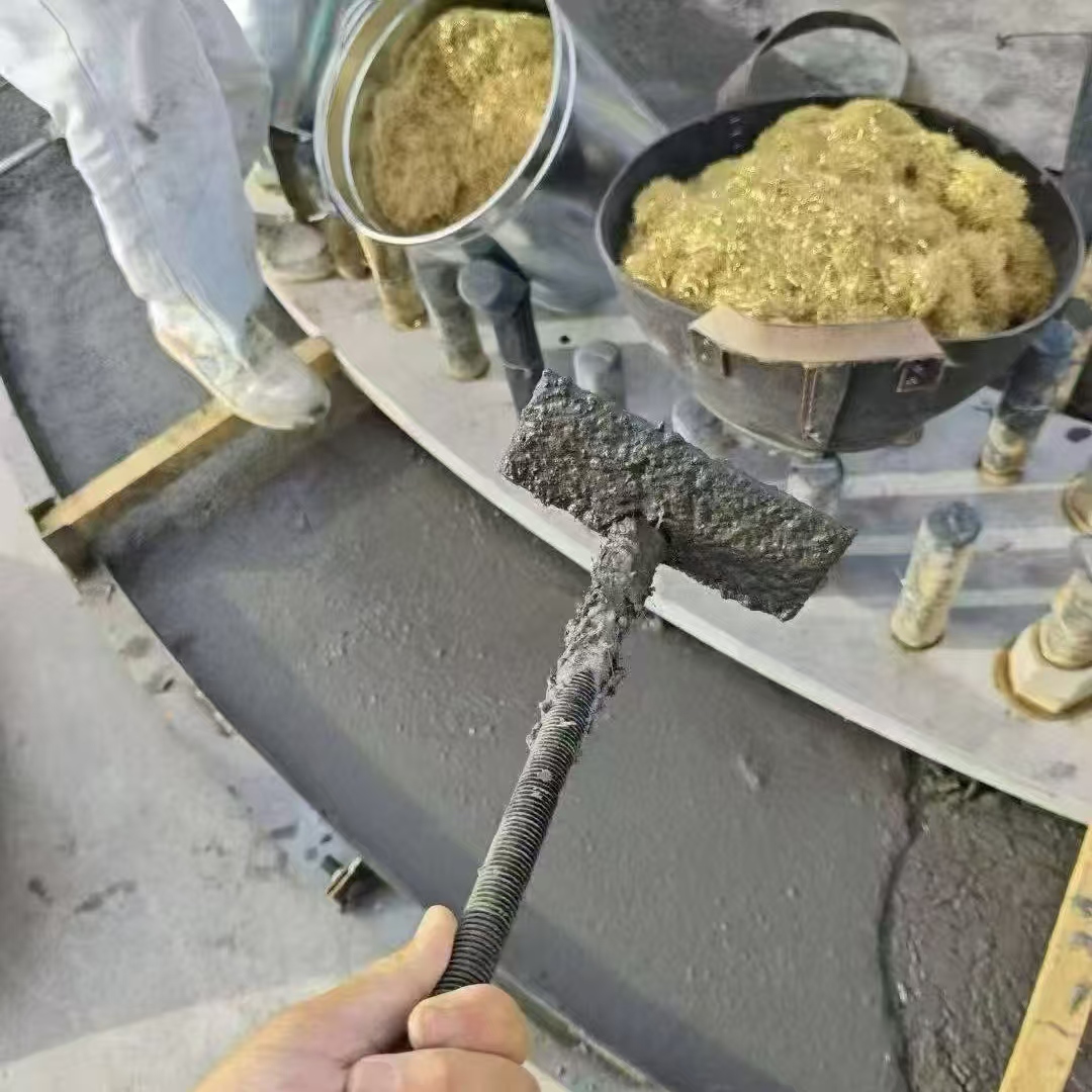 普兰店C120钢纤维高强无收灌浆料 轧机压缩机汽轮机发电机锻压设备底座灌浆材料